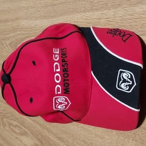 Checkered flag sports Dodge racing cap